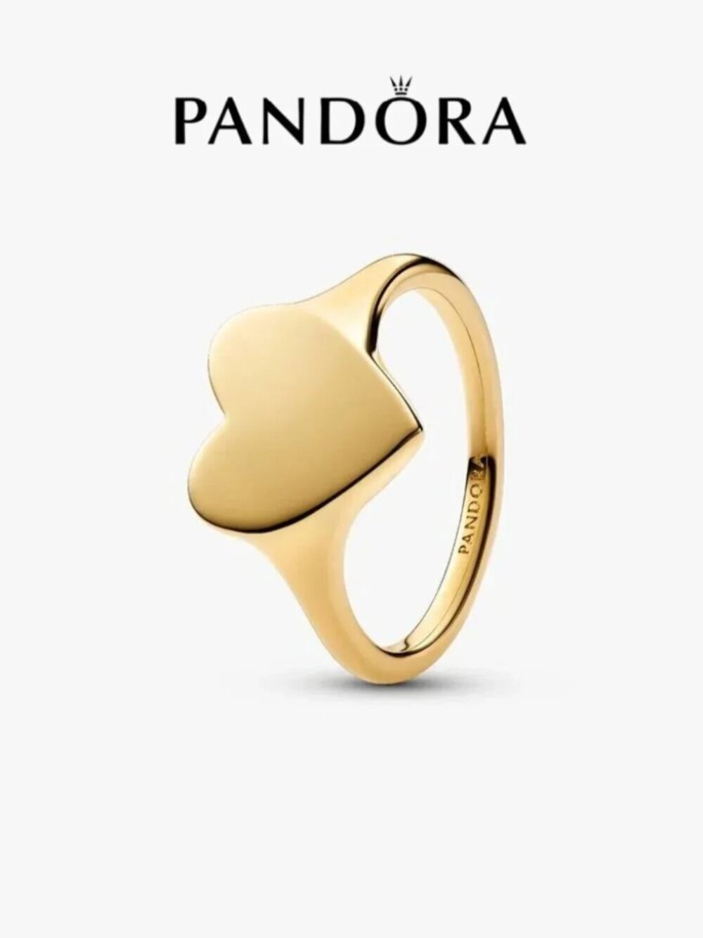 Pandora Engravable Heart Ring